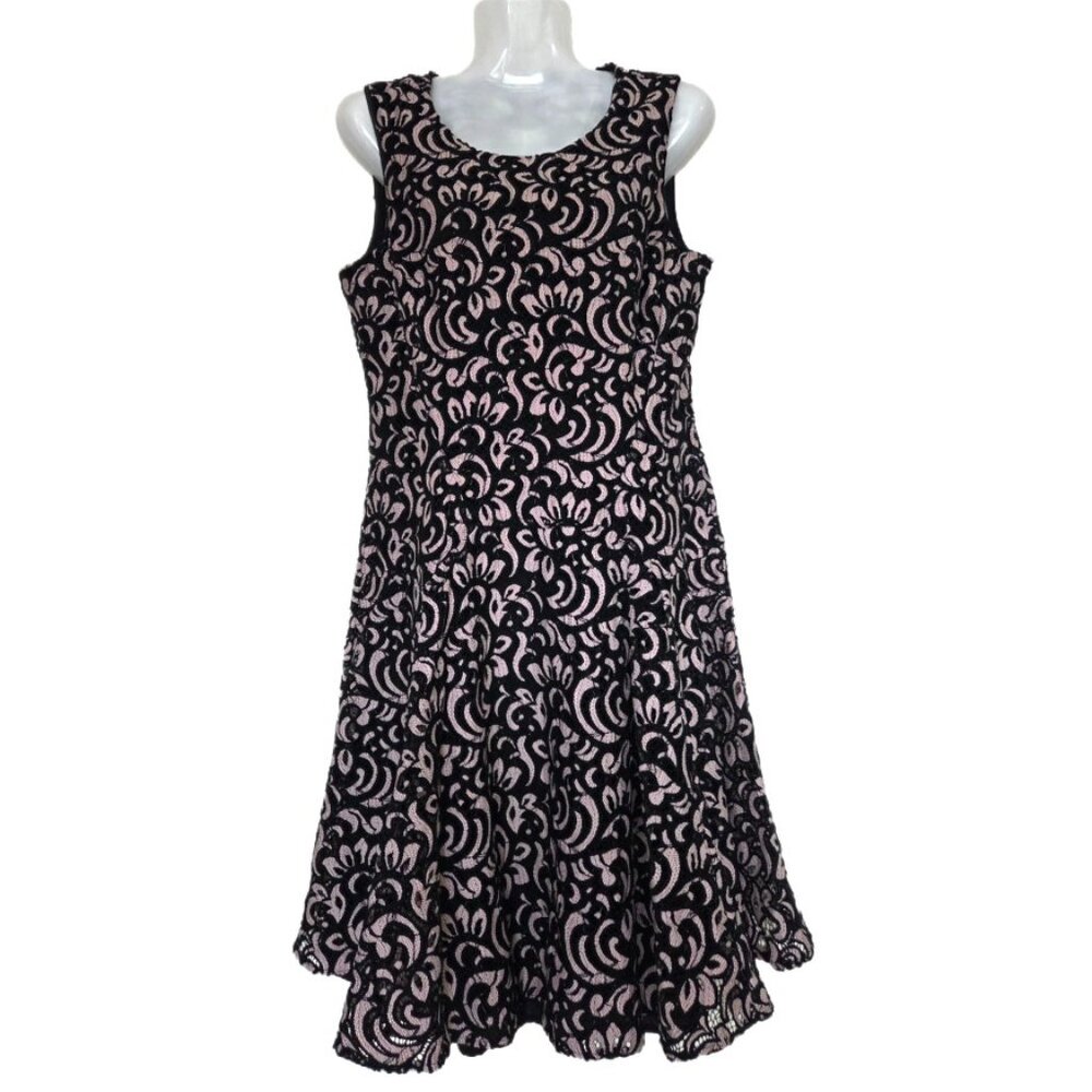 Tommy Hilfiger Fit and Flare Floral Lace Dress Size 10